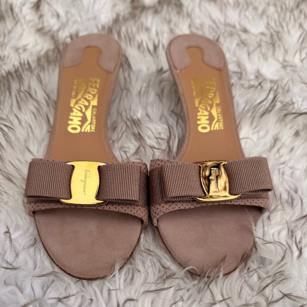 Salvatore Ferragamo Women's Vintage Kitten Heels |  Size 6.5 | Never Worn - Picture 5 of 16
